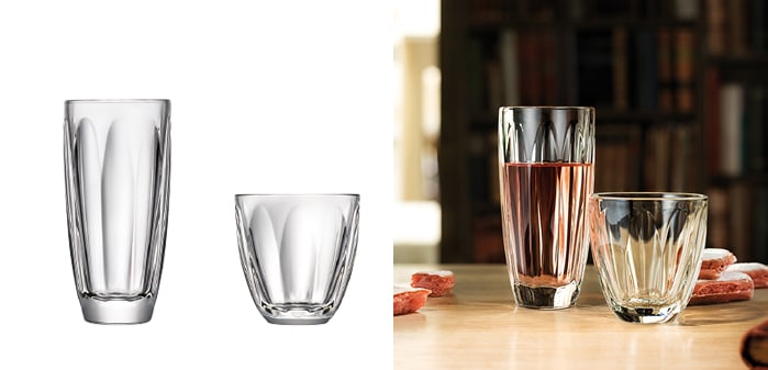Verres Boudoir, designer Christian Ghion