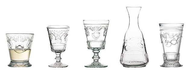 Verres et Carafon Versailles